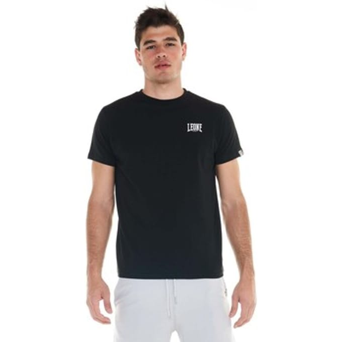 T-shirt Korte Mouw Leone 1947 Man Short Sleeves Small Logo