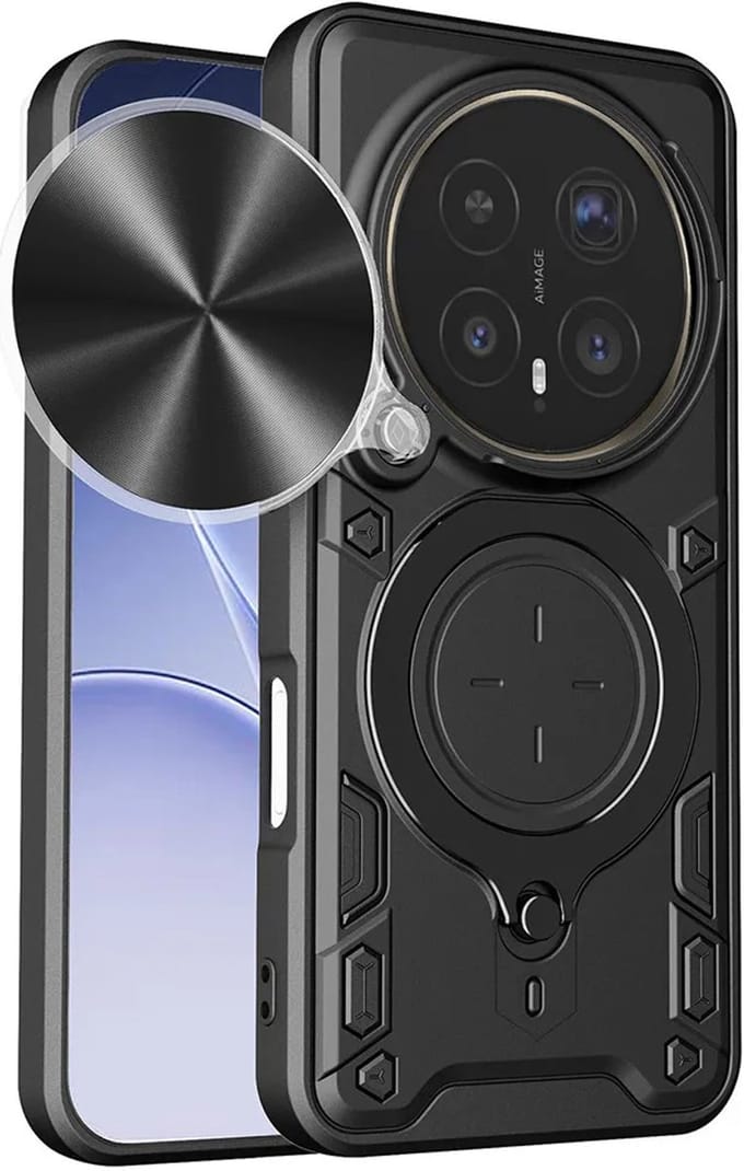 Hoesje geschikt voor HONOR Magic8 Pro - Techsuit CamGuard Pro Back Cover - Zwart