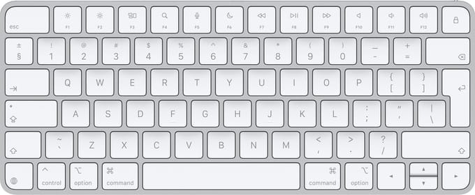 Apple Magic toetsenbord Universeel USB + Bluetooth QWERTY Engels Wit