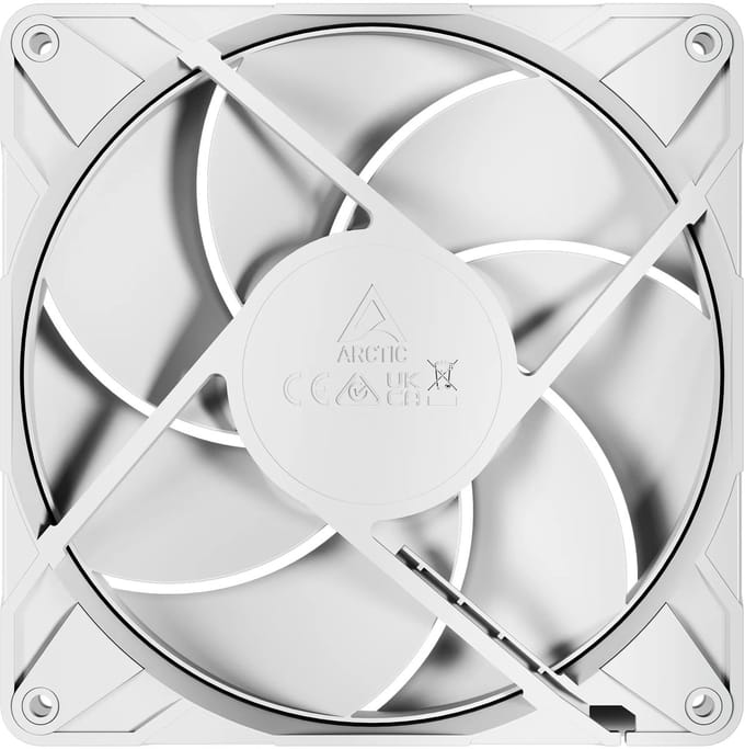 Arctic P14 Pro PST (White) - Case ventilator - 140mm - Wit met zwarte vleugels