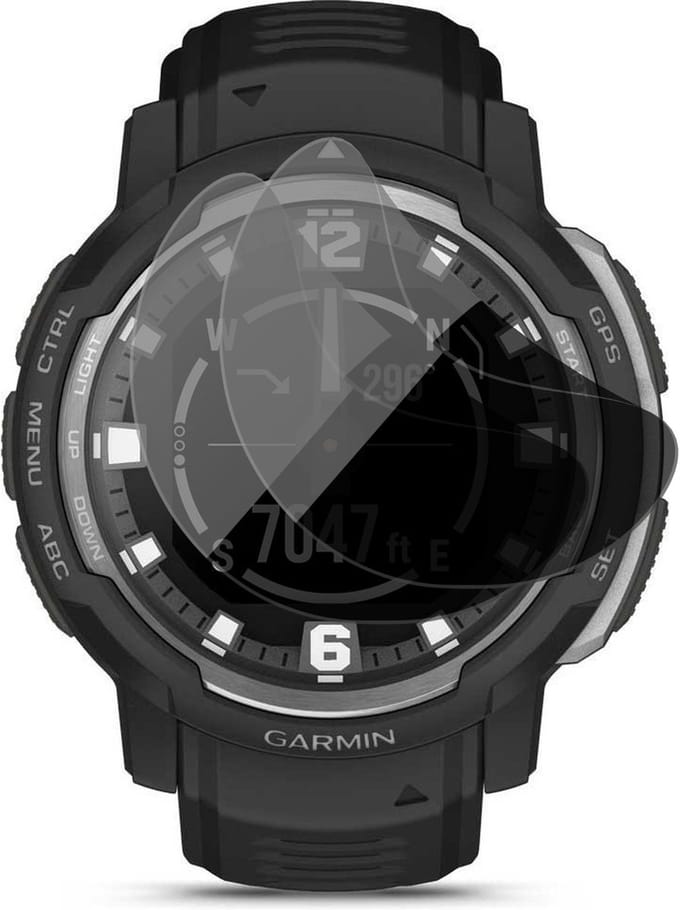Privacy Screenprotector geschikt voor Garmin Intinct Crossover / Solar / Solar Tactical - 2x FlexGuard Screen Protector