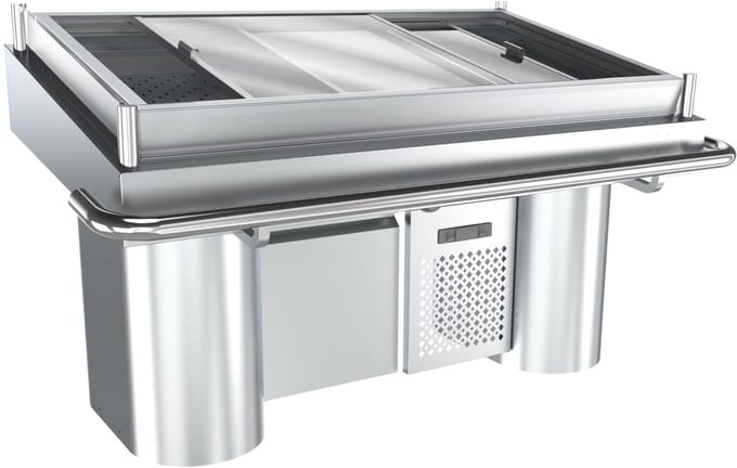 Gekoelde Vis Toonbank | -5°C/0°C | B=170cm | CombiSteel 7178.0900