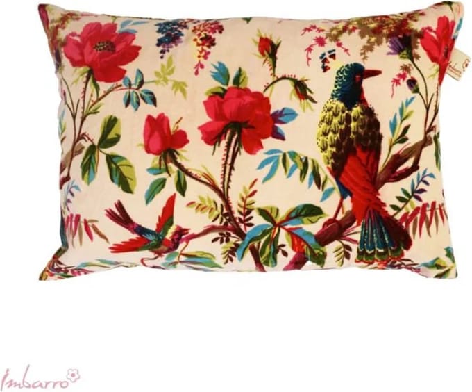 Imbarro - Sierkussen - Kussen - Ecru - Paradise - 40x60cm - Velvet