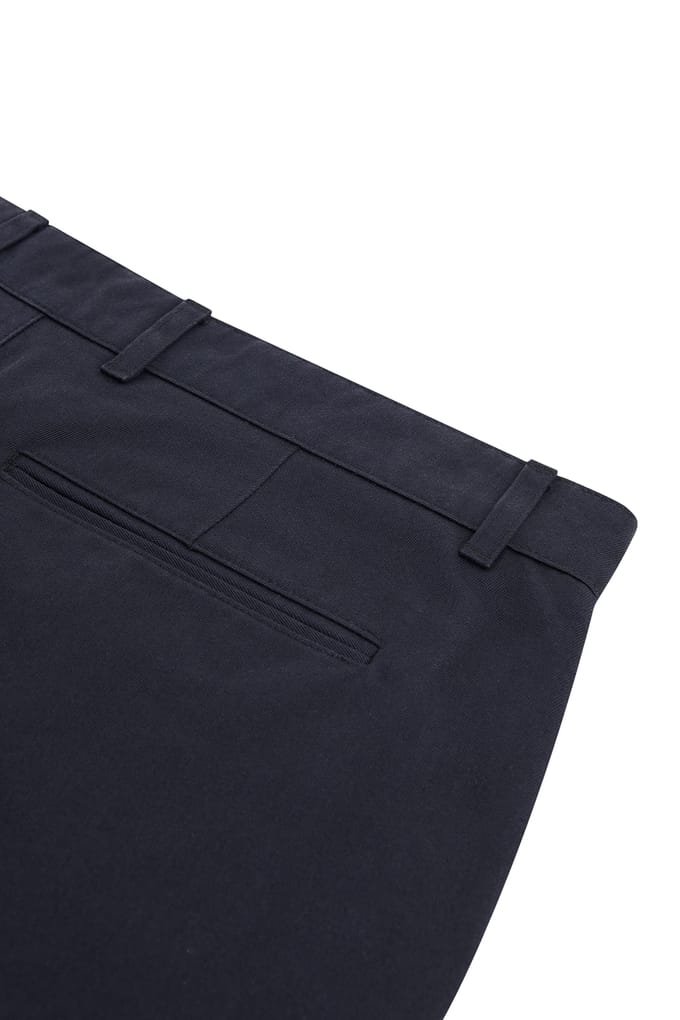 No Label Melville Cotton Navy Größe: W34L34 | Chinos Outlet | Herren | Blau