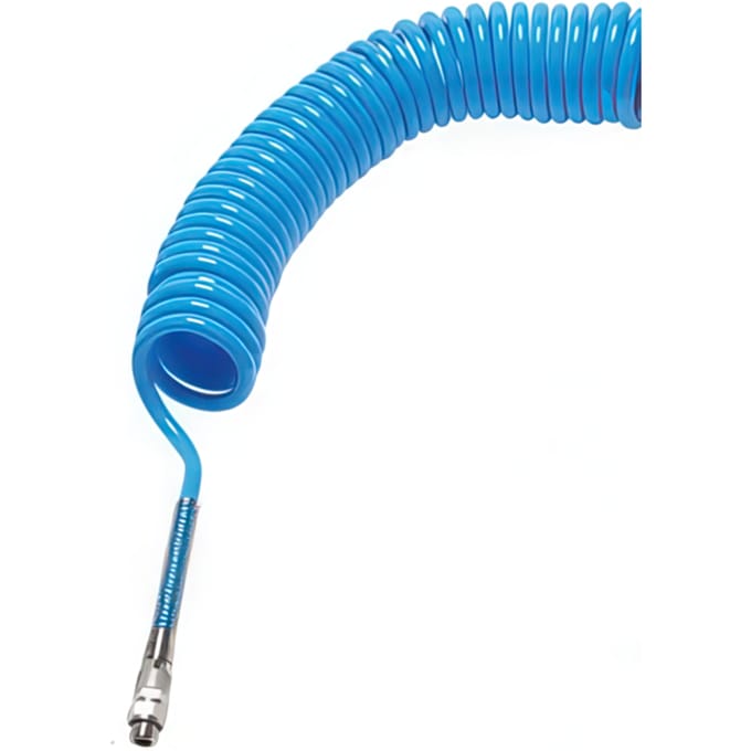3m Spiraal Luchtslang 8x5mm PUR G1/4 Mannelijke Connector