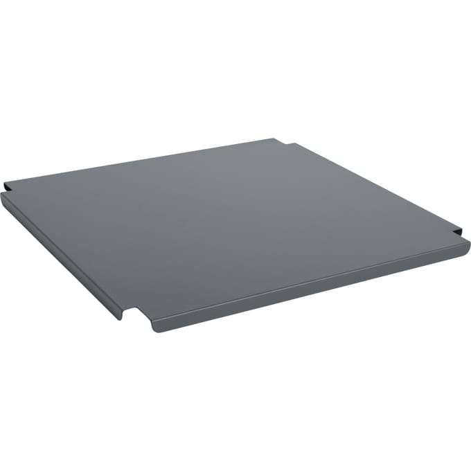 HAY Kleur deksel groot vierkant - HAYCrateCharcoal - metaal