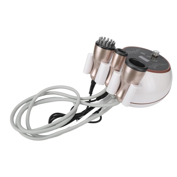 Masseur Électrique à Grattage 100‑240V 3 en 1 Ventouses Gua Sha Masseur pour le Drainage des Méridiens gray
