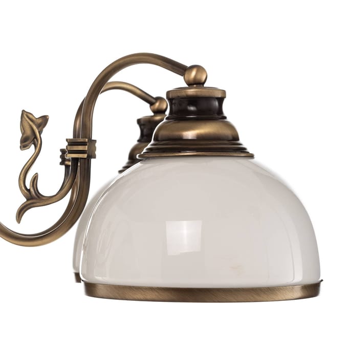Jupiter Hanglamp Petro met glazen kappen, 5-lamps