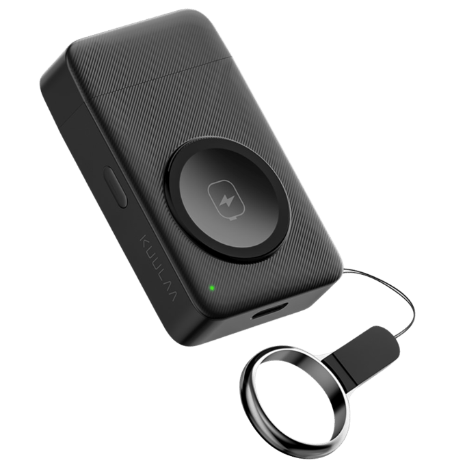 Kuulaa 1.500 mAh Wireless Apple Watch Charger Zwart
