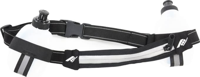 Rucanor - Waist Belt 2 Bottles Mini - Hardloopriem - 115 CM - Zwart