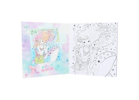 Top Model TOPModel waterverf boek MERMAID Kleurboeken
