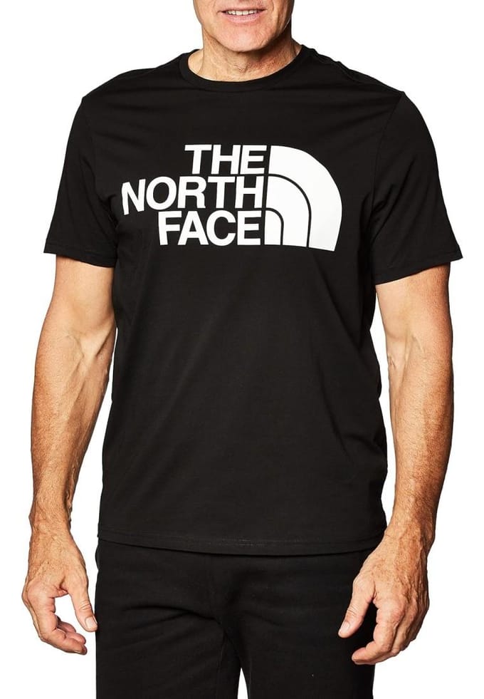 The North Face M Standaard SS T-shirt in Zwart