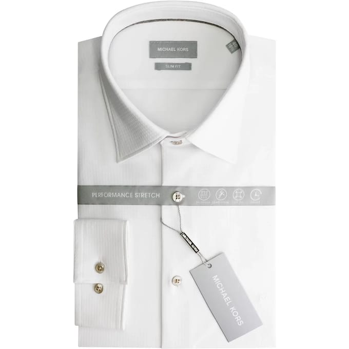 Slim fit overhemd Michael Kors Performance Dobby