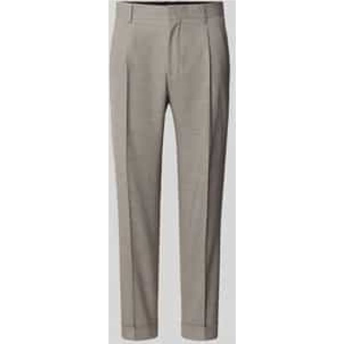 Regular fit pantalon met wol model 'LUIS'