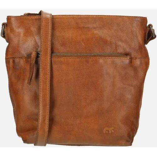 Bear Design Nancy Crossbodytas Medium Dames - Leer - Cognac