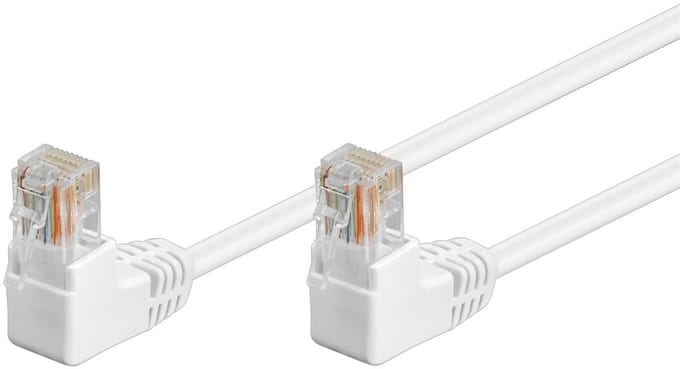 CAT5E Netwerkkabel - RJ45 - wit - 5 m
