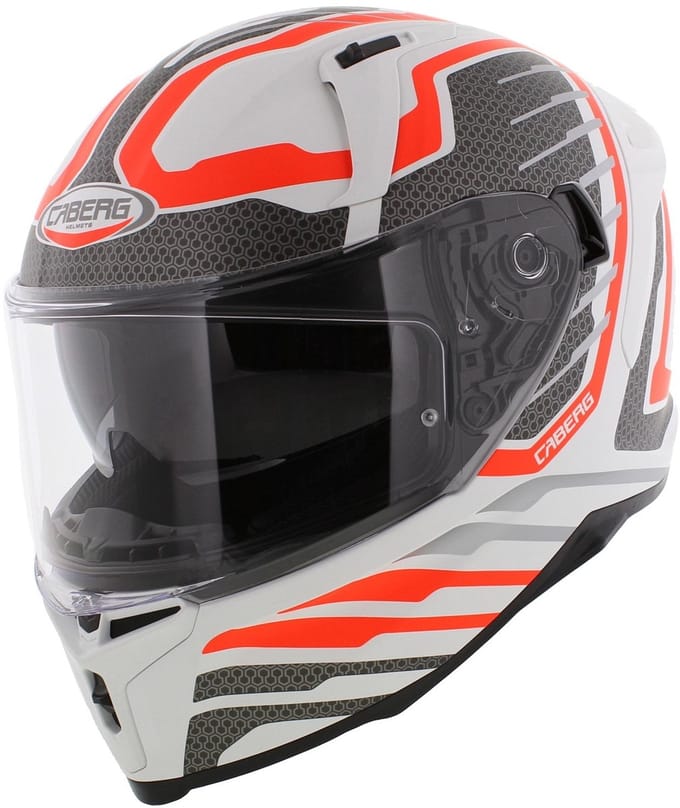 Caberg Avalon Forge Integraalhelm - glans wit oranje - Maat M