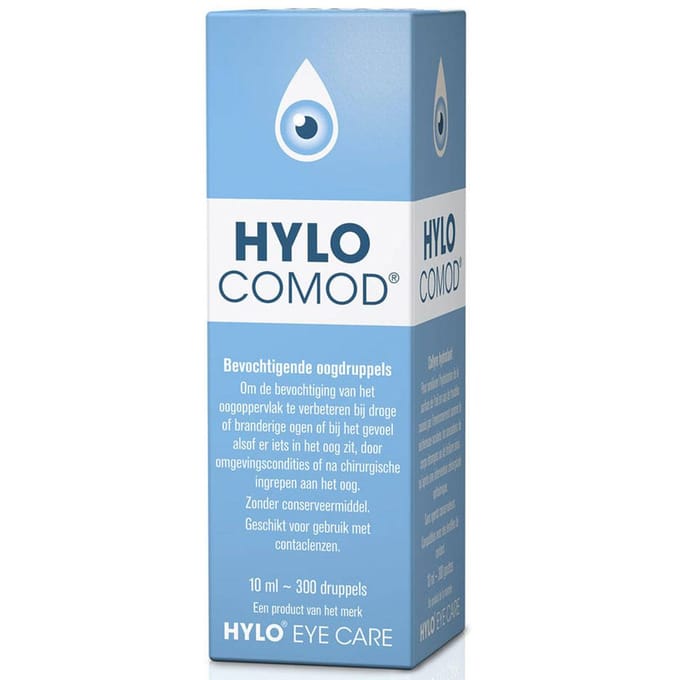 Hylo Comod Bevochtigende Oogdruppels Bij Droge Ogen 10ml
