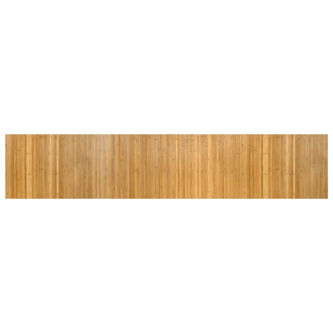 vidaXL - Vloerkleed - rechthoekig - 60x300 - cm - bamboe - naturel