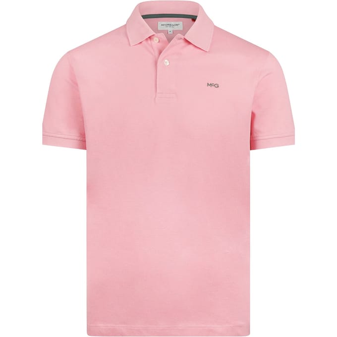 McGregor Classic Polo Light Pink Größe: L | Poloshirts Outlet | Herren | Rosa