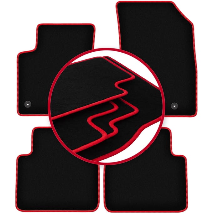 CARLUX-RED automatten voor: Opel Crossland X crossover (2017-)