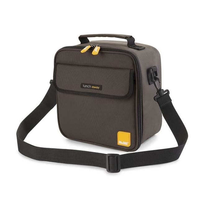 Porte-alimention - IBILI - Lunch Away - Noir - 22 x 22 x 12 cm - 2 conteneurs inclus noir