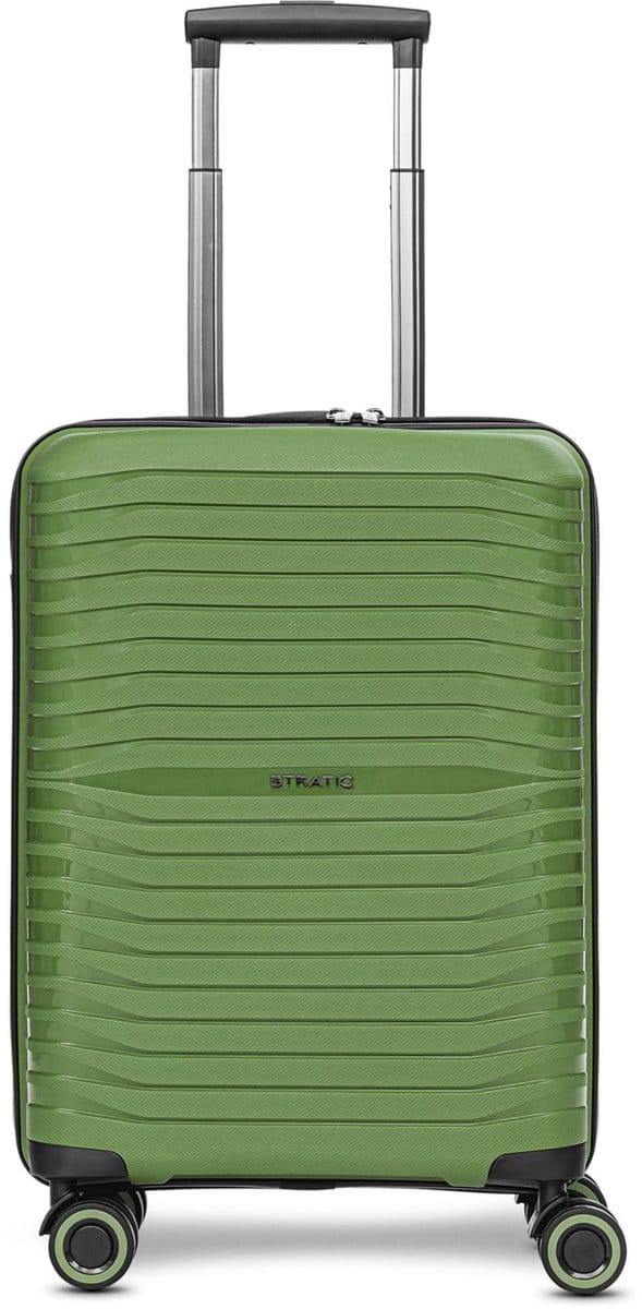 Stratic Shine 4 wielen Cabinewagen 55 cm - Harde bagage - - olive