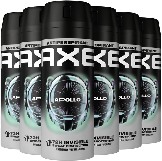 AXE - Anti-transpirant Spray - Apollo - 6 x 150 ml - Voordeelverpakking