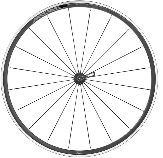 Miche Reflex Xl Cl Disc Racefiets Voorwiel Zilver 9 x 100 mm