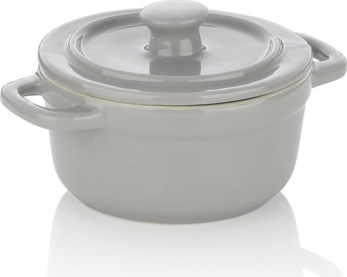 Oven Braadpan, Ø 14 cm, Keramiek, Grijs - Kela | Malin