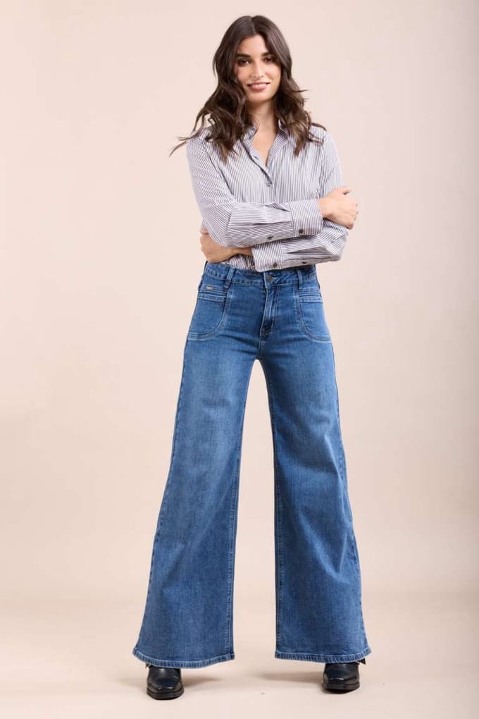 Toxik3 - Jeans wide leg speciale zakken
