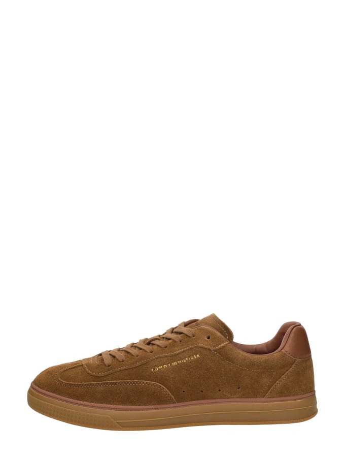 Tommy Hilfiger - Th Lo Lux Suede Sneaker Cognac 44