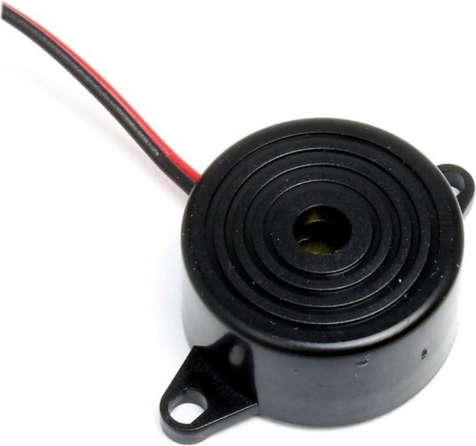 Lichtzoemer opbouw - 80dB - 12 Volt - Zwart