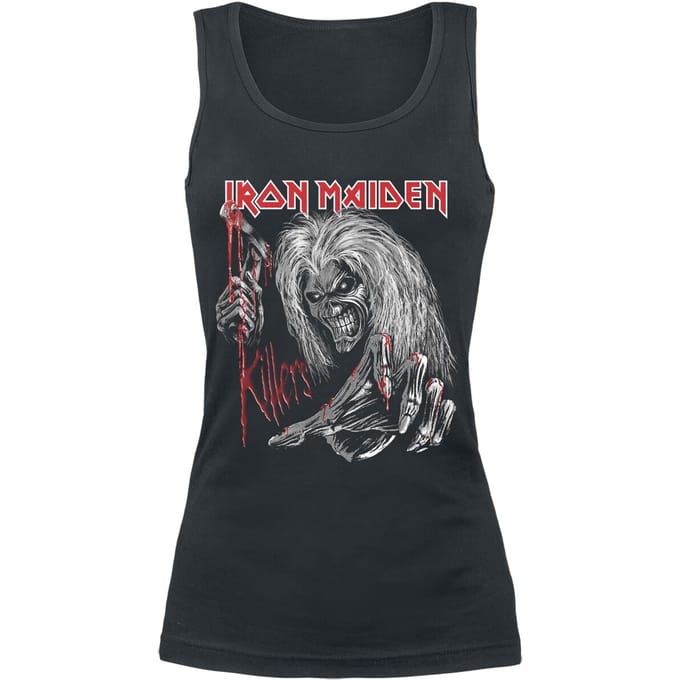 Iron Maiden Top - Ed Kills Again - S tot XL - voor Vrouwen - zwart