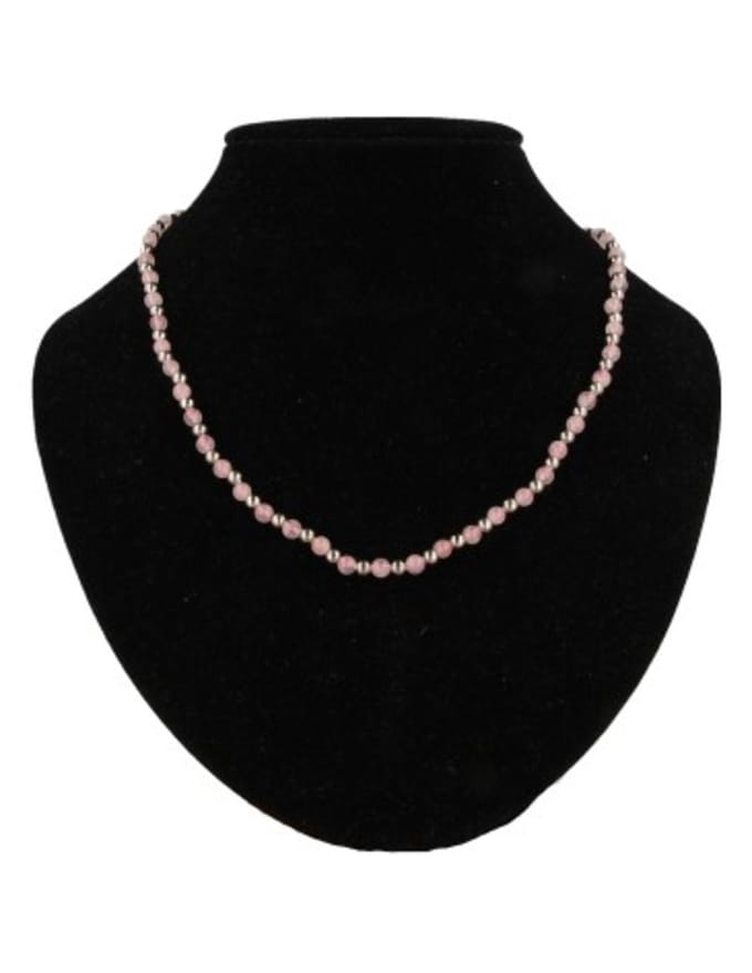Rozenkwarts Ibiza love ketting