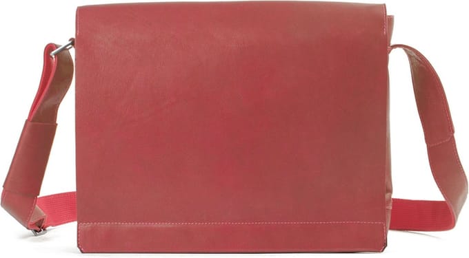 HAROLD'S Leren Business tas Schoudertas Campo Messengerbag Red Rood