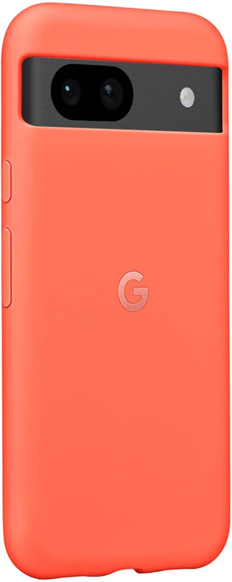 Google, Hoesje geschikt voor Google Pixel 8a - Draadloos Opladen Compatibel, Oranje