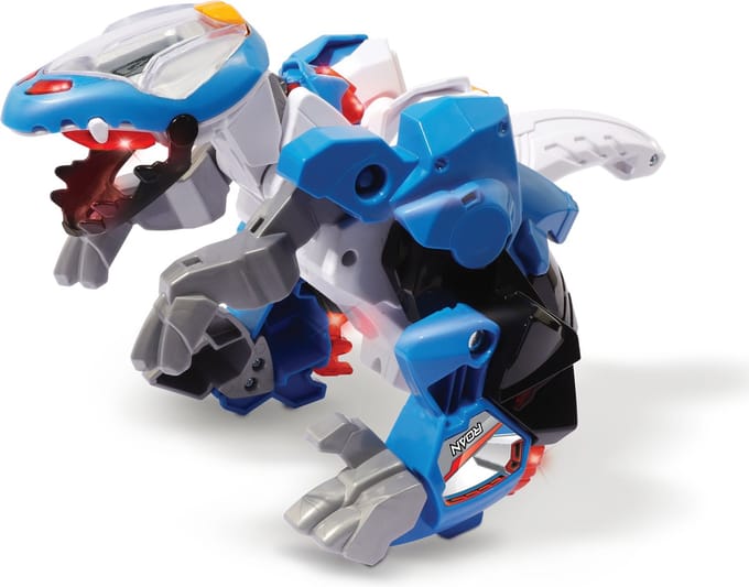 VTech Switch & Go Dinos - Roan Raptor Robot - Kinder Speelgoed Dinosaurus - Interactief Robot Speelfiguur - Vanaf 4 Jaar en ouder