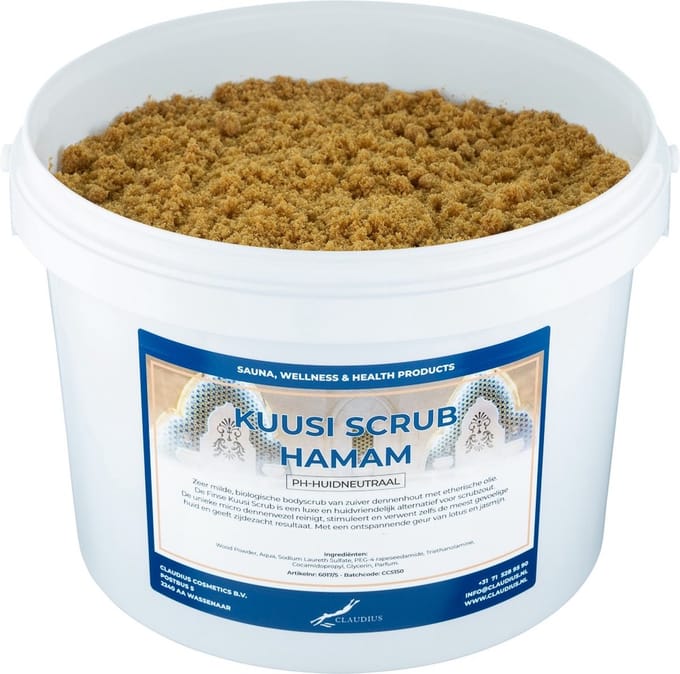 Kuusi Scrub Hamam - 1 liter - Hydraterende Lichaamsscrub