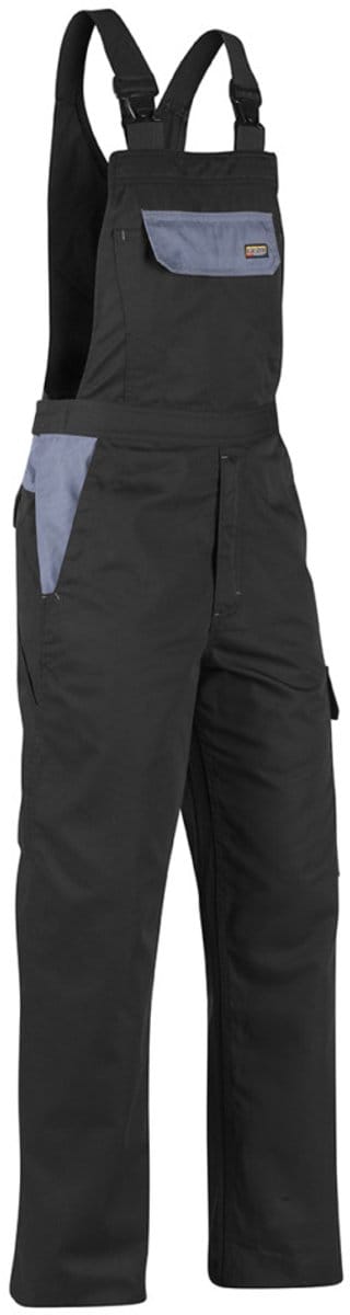Blaklader Bretelbroek Industrie 2665-1210 - Zwart/Grijs - D100