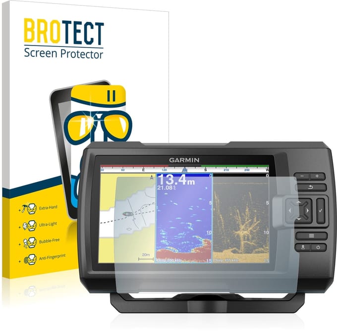 Screenprotector voor Garmin Striker Plus 9sv Beschermglas transparant