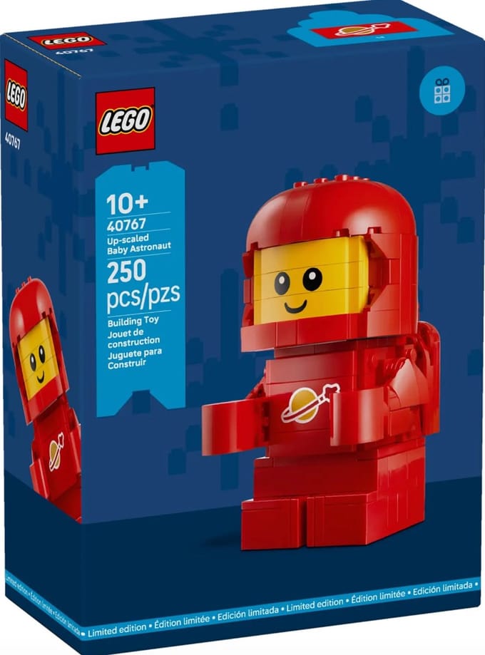 LEGO 40767 - Grote babyastronaut (Up-scaled Space Baby Astronaut)