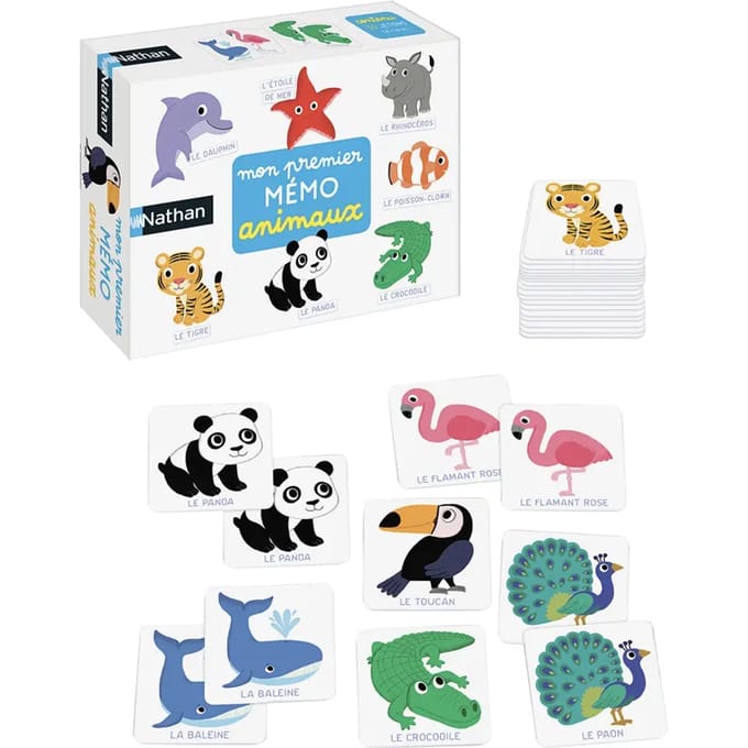 Kaartspel mijn eerste memo dieren Diset