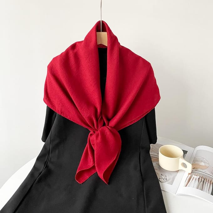 Écharpe d'été 90 cm en coton et lin de couleur unie, écharpe de plage pour femmes, châle écharpe polyvalente 90*90cm gray