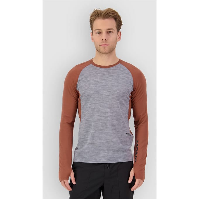 Mons Royale Temple Merino Long Sleeve Thermo Shirt rood