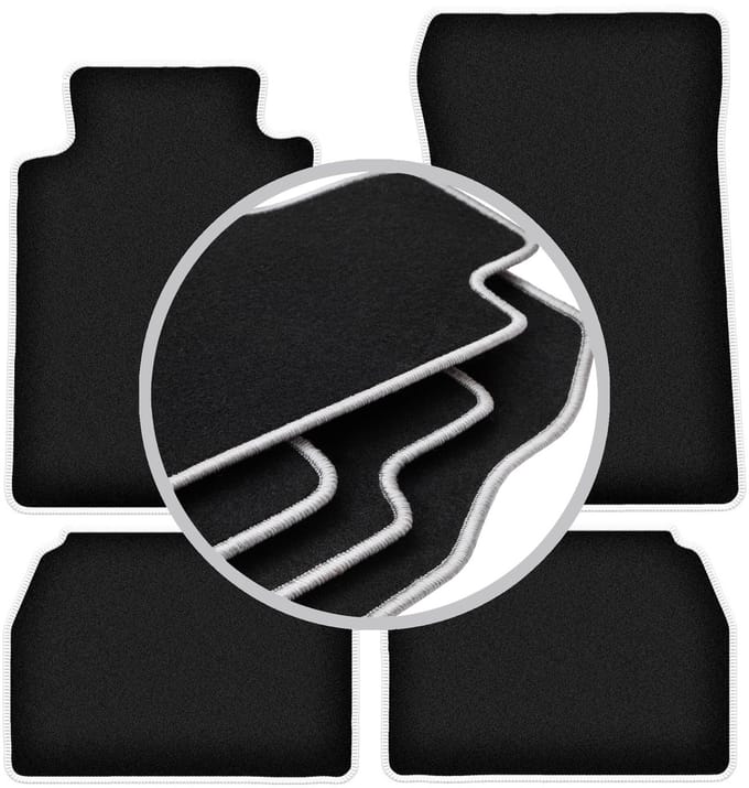 CARLUX-SILVER automatten voor: Mercedes C 190 W201 sedan (1982-1993)