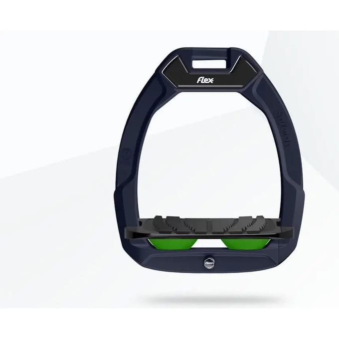 Verbindingshaken voor paardrijden Schuin Grip Rood/Zwart/Groen Flex-On Safe-On