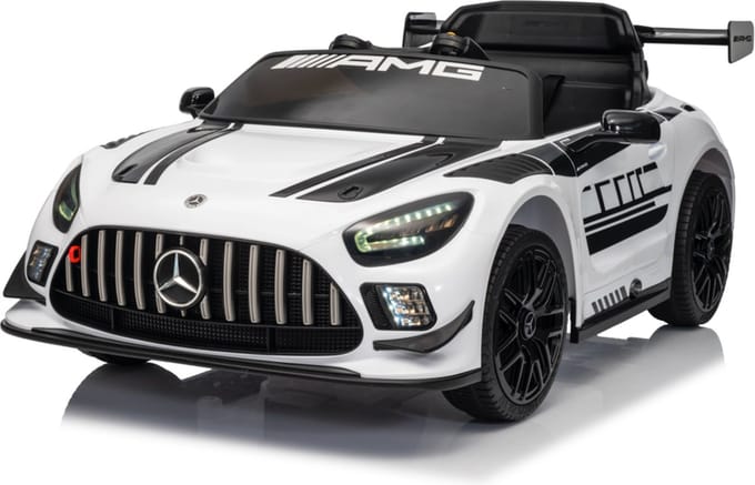 Mercedes GT AMG Wit | 12V Kinderauto