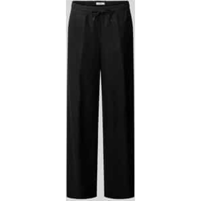regular fit wijdte broek van puur linnen model 'FARINA'