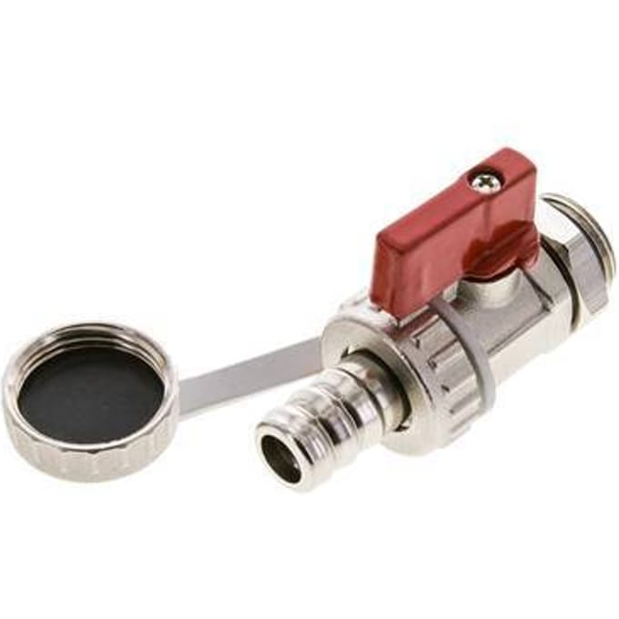 G 1/2 inch Messing 2-WayCV Vul/Aftap Kogelkraan